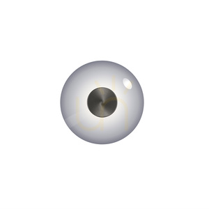 Paul Neuhaus PURE VITRUM 6082-15 LED fali és mennyezeti lámpa, szürke, füstüveg, 22 cm small 33