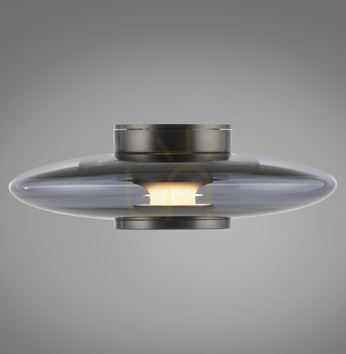 Jelölje be PURE VITRUM 6082-15 fali lámpa, szürke, 1xLED