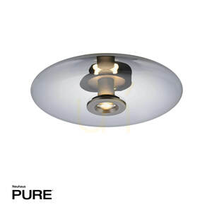 PURE VITRUM 6083-15 mennyezeti lámpa, szürke, 2xLED small 1