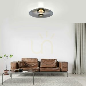 PURE VITRUM 6083-15 mennyezeti lámpa, szürke, 2xLED small 10