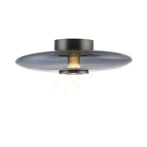 PURE VITRUM 6083-15 mennyezeti lámpa, szürke, 2xLED small 12
