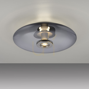 PURE VITRUM 6083-15 mennyezeti lámpa, szürke, 2xLED small 23