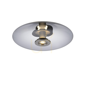 PURE VITRUM 6083-15 mennyezeti lámpa, szürke, 2xLED small 25