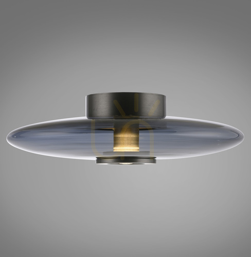 Jelölje be PURE VITRUM 6083-15 mennyezeti lámpa, szürke, 2xLED