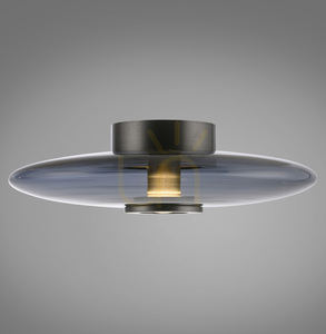 PURE VITRUM 6083-15 mennyezeti lámpa, szürke, 2xLED small 0