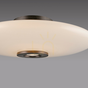PURE VITRUM 6083-34 barna mennyezeti lámpa, 2xLED small 21