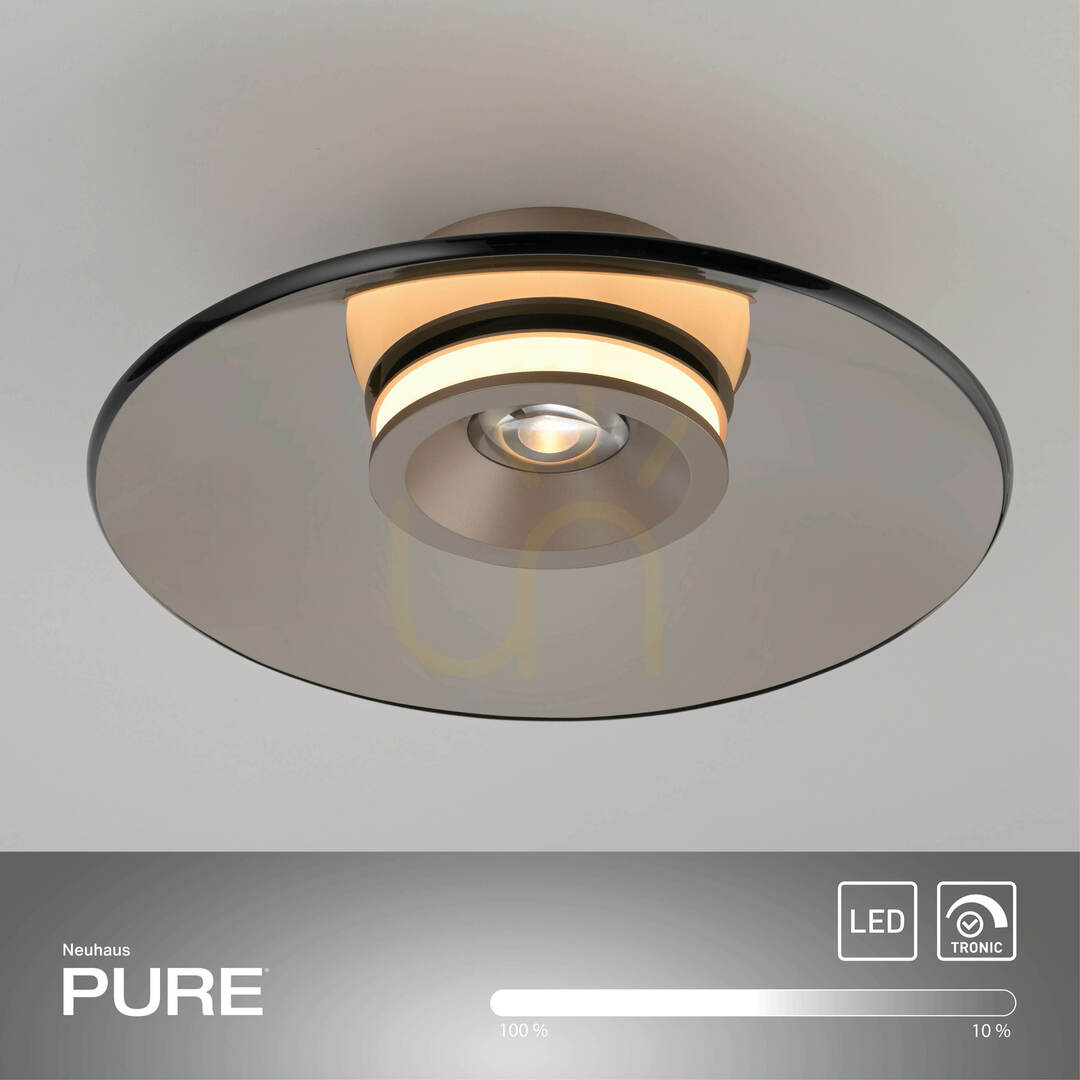 Előadás PURE MOON 6094-97 barna mennyezeti lámpa, 2xLED PURE MOON 6094-97 barna mennyezeti lámpa, 2xLED