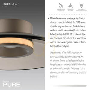 PURE MOON 6094-97 barna mennyezeti lámpa, 2xLED 3 PURE MOON 6094-97 barna mennyezeti lámpa, 2xLED small 3