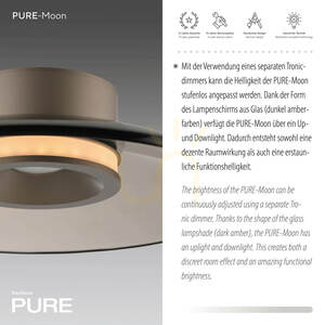 PURE MOON 6094-97 barna mennyezeti lámpa, 2xLED 4 PURE MOON 6094-97 barna mennyezeti lámpa, 2xLED small 4