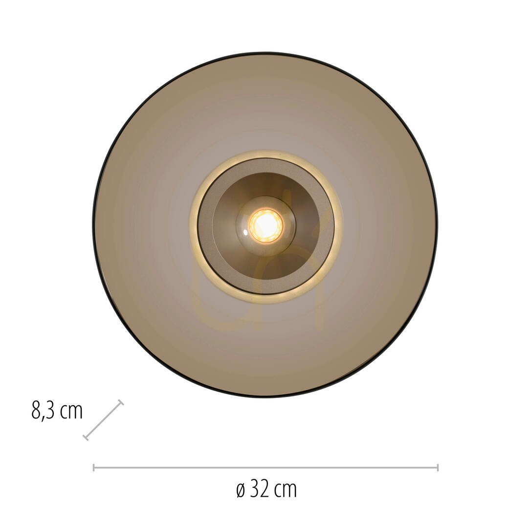 Kijelző PURE MOON 6094-97 barna mennyezeti lámpa, 2xLED PURE MOON 6094-97 barna mennyezeti lámpa, 2xLED