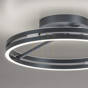 PURE LOOP 6552-15 mennyezeti lámpa, szürke, 2xLED small 11