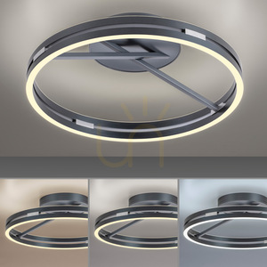 PURE LOOP 6552-15 mennyezeti lámpa, szürke, 2xLED small 20