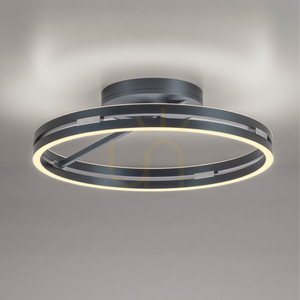 PURE LOOP 6552-15 mennyezeti lámpa, szürke, 2xLED small 21