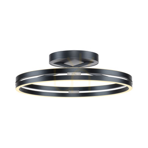 PURE LOOP 6552-15 mennyezeti lámpa, szürke, 2xLED small 23