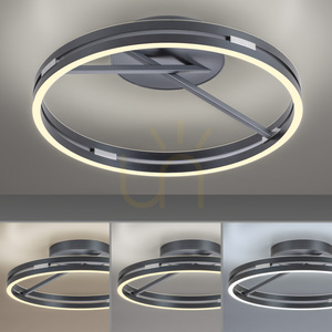 PURE LOOP 6552-15 mennyezeti lámpa, szürke, 2xLED small 5