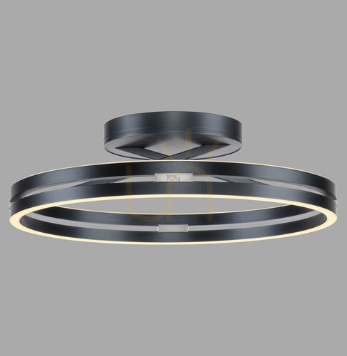 Jelölje be PURE LOOP 6552-15 mennyezeti lámpa, szürke, 2xLED