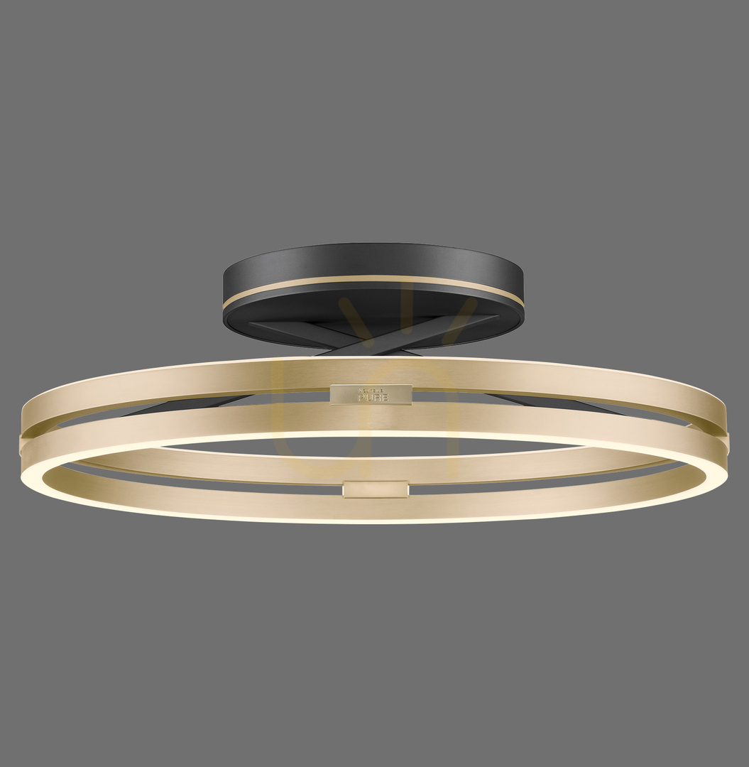Jelölje be PURE LOOP 6552-68 fekete mennyezeti lámpa, 2xLED PURE LOOP 6552-68 fekete mennyezeti lámpa, 2xLED