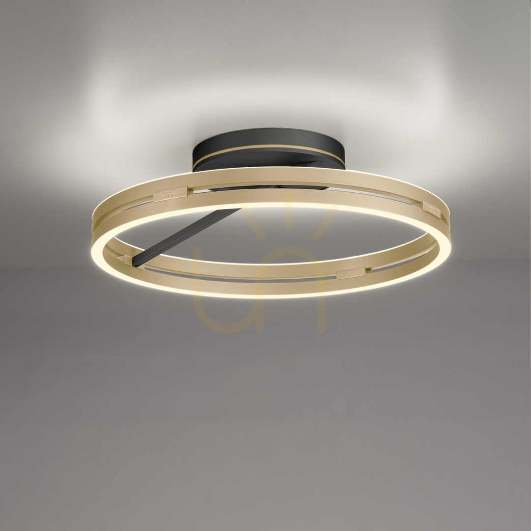 Kijelző PURE LOOP 6552-68 fekete mennyezeti lámpa, 2xLED PURE LOOP 6552-68 fekete mennyezeti lámpa, 2xLED