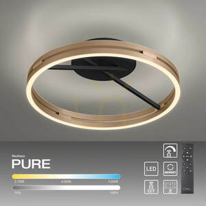 PURE LOOP 6552-68 fekete mennyezeti lámpa, 2xLED 14 PURE LOOP 6552-68 fekete mennyezeti lámpa, 2xLED small 14