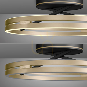 PURE LOOP 6552-68 fekete mennyezeti lámpa, 2xLED 19 PURE LOOP 6552-68 fekete mennyezeti lámpa, 2xLED small 19