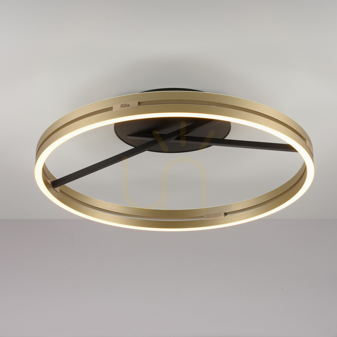 Előnézet PURE LOOP 6552-68 fekete mennyezeti lámpa, 2xLED PURE LOOP 6552-68 fekete mennyezeti lámpa, 2xLED