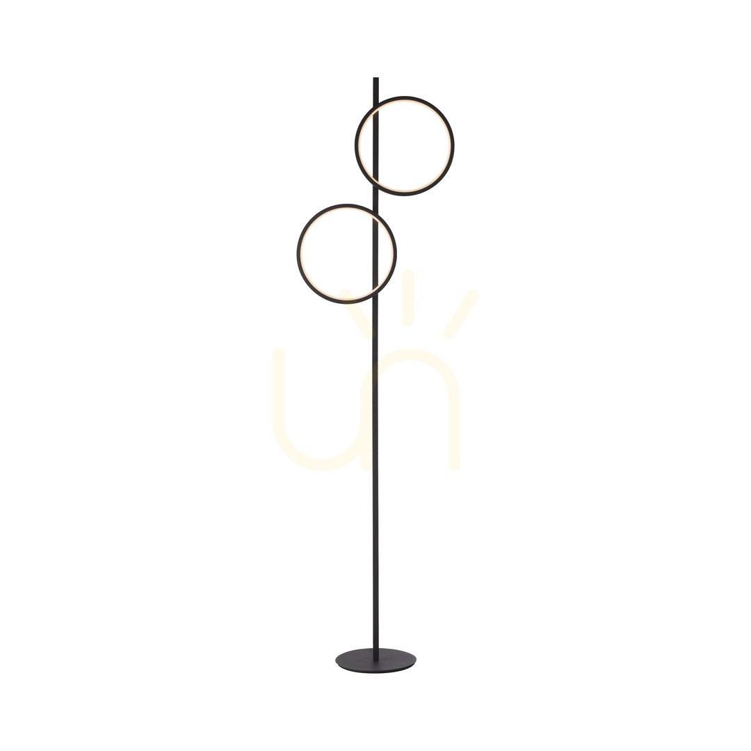 Kilátás MINI RITUS 15396-18 állólámpa, fekete, 2xLED MINI RITUS 15396-18 állólámpa, fekete, 2xLED