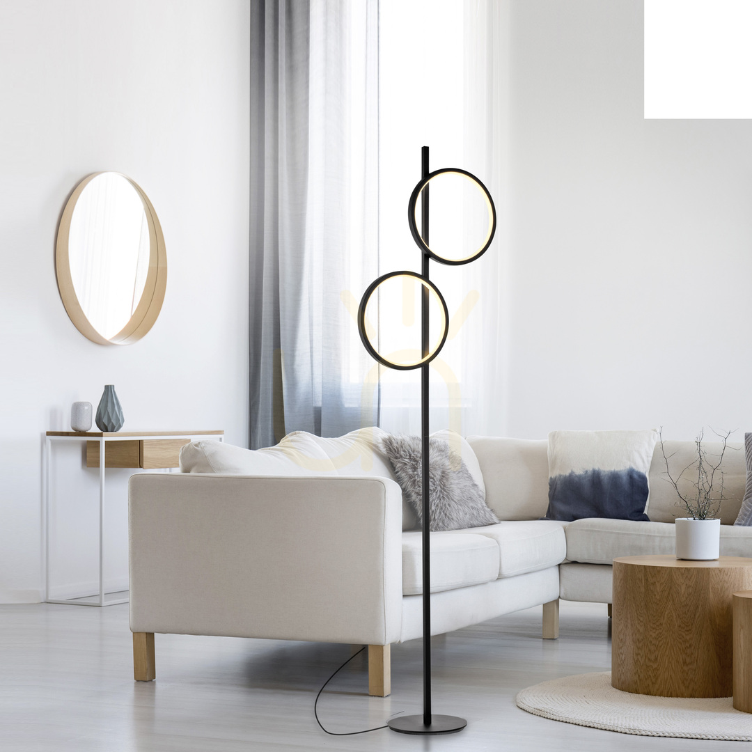 Előnézet MINI RITUS 15396-18 állólámpa, fekete, 2xLED MINI RITUS 15396-18 állólámpa, fekete, 2xLED