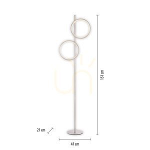 MINI RITUS 15396-21 állólámpa, ezüst, 2xLED 8 MINI RITUS 15396-21 állólámpa, ezüst, 2xLED small 8