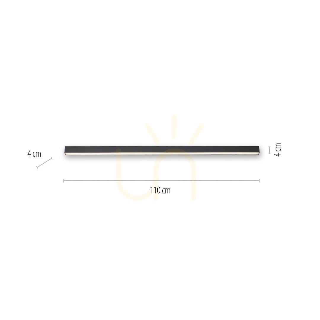 Előnézet PURE-LINES 6021-13 mennyezeti lámpa, antracit, 1xLED PURE-LINES 6021-13 mennyezeti lámpa, antracit, 1xLED