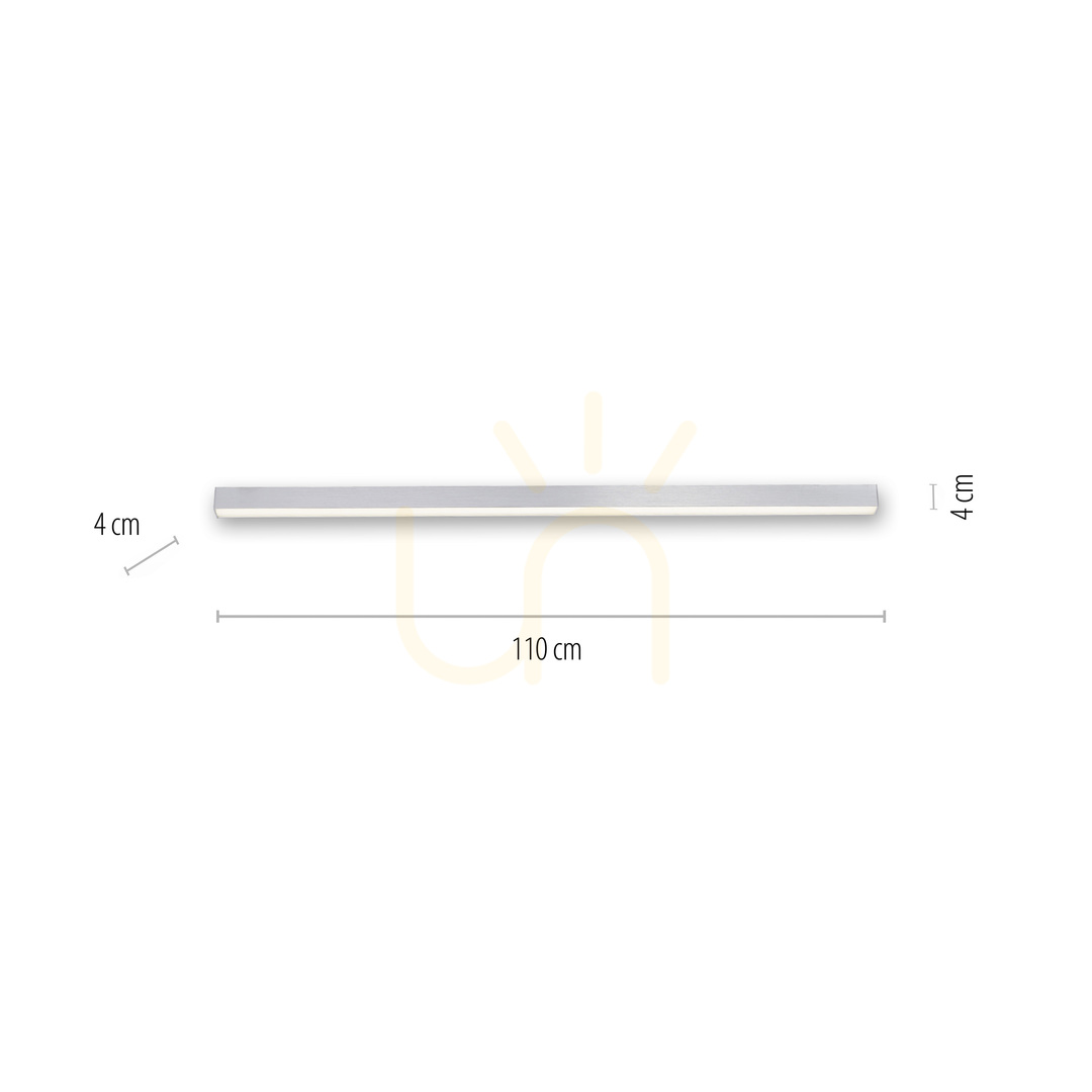 Előnézet PURE-LINES 6021-95 ezüst mennyezeti lámpa, 1xLED PURE-LINES 6021-95 ezüst mennyezeti lámpa, 1xLED