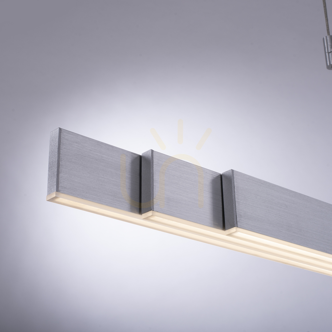Kijelző PURE-MOTO 2525-95 ezüst színű, 3xLED-es függesztett lámpa PURE-MOTO 2525-95 ezüst színű, 3xLED-es függesztett lámpa