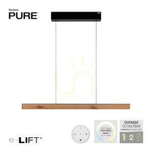 PURE E-MOTION 2570-79 fekete, 2xLED-es függesztett lámpa small 1