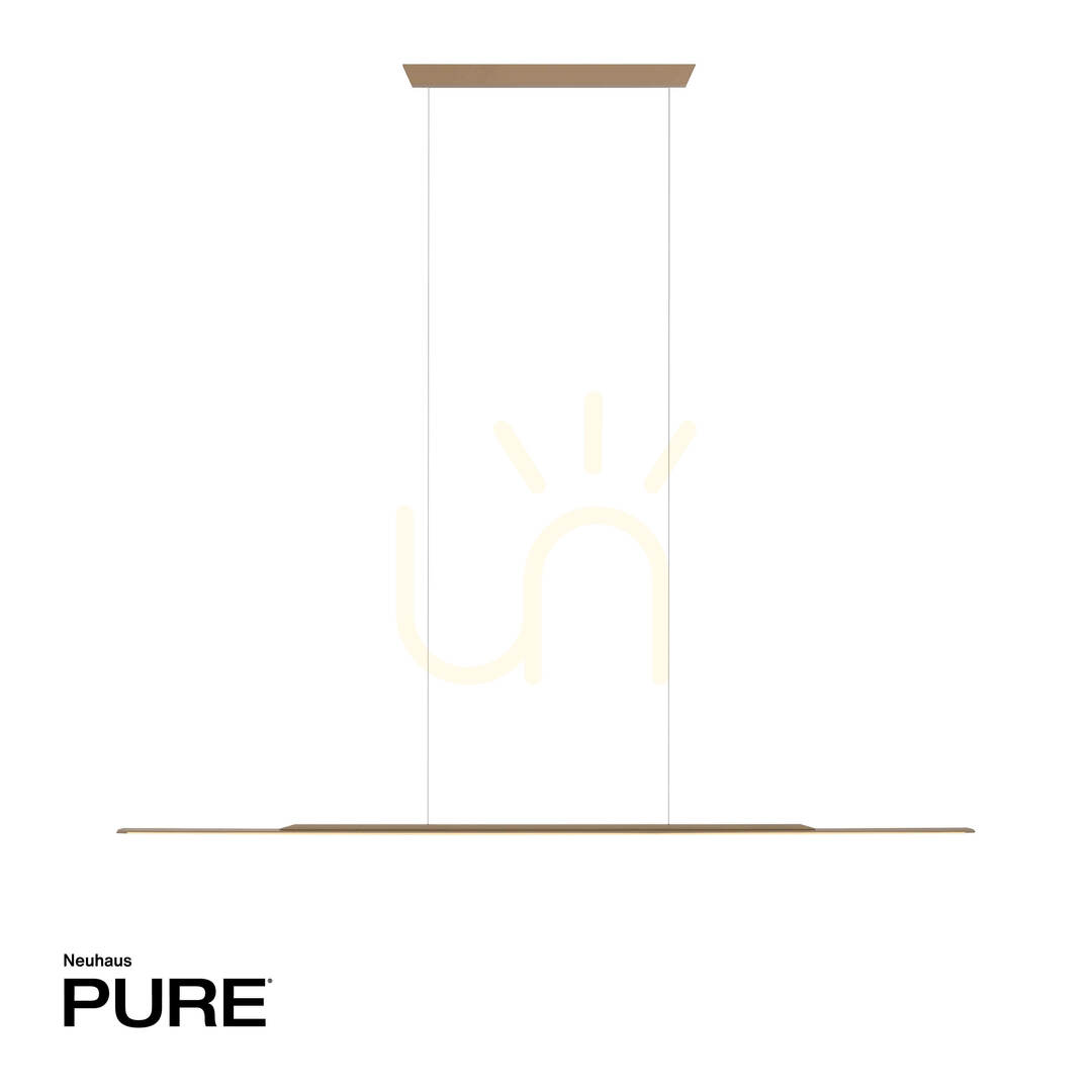 Kilátás PURE SURFACE 2301-97 Barna 1xLED függesztett lámpa PURE SURFACE 2301-97 Barna 1xLED függesztett lámpa