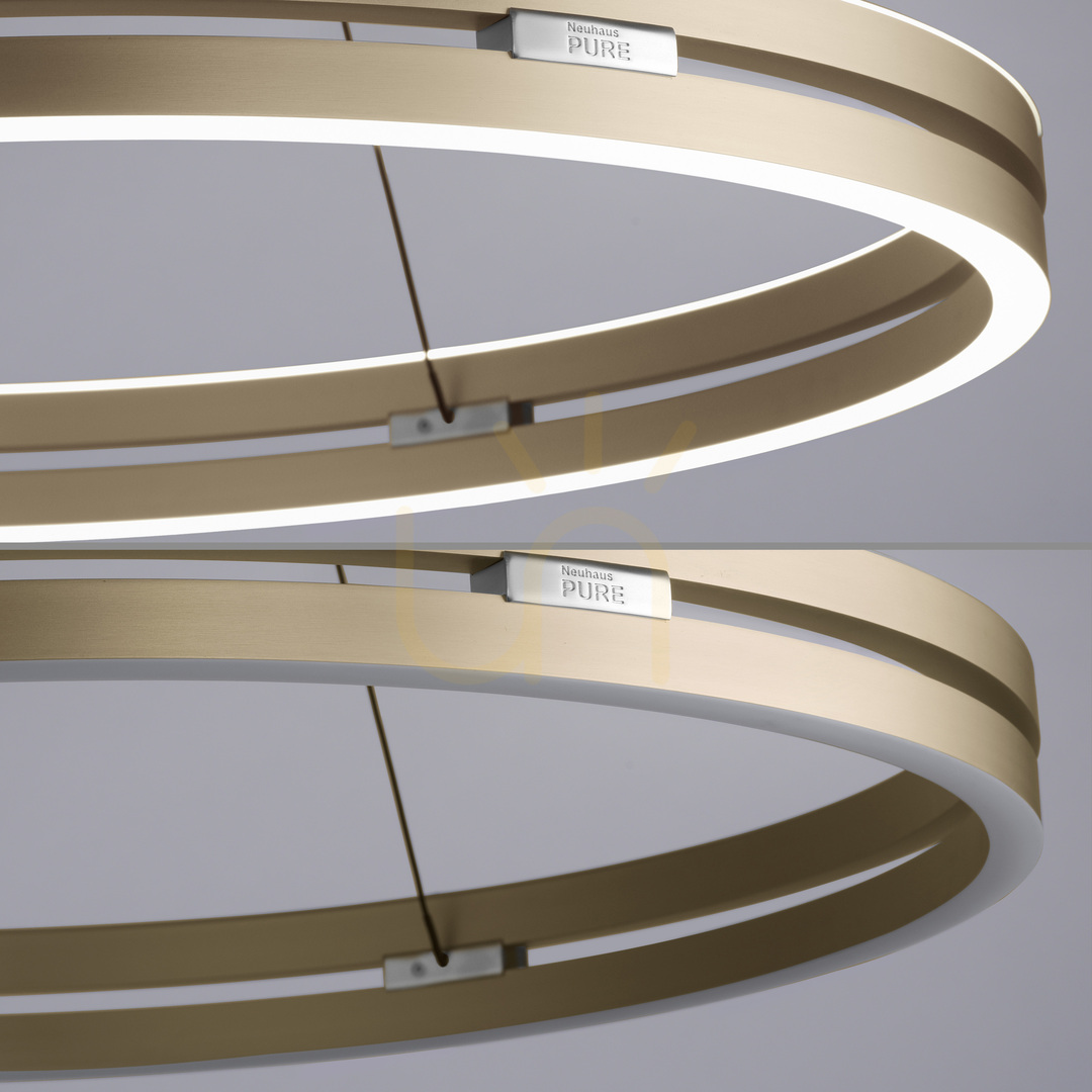 Előadás PUREE-LOOP 2551-60 sárgaréz 2xLED függesztett lámpa PUREE-LOOP 2551-60 sárgaréz 2xLED függesztett lámpa