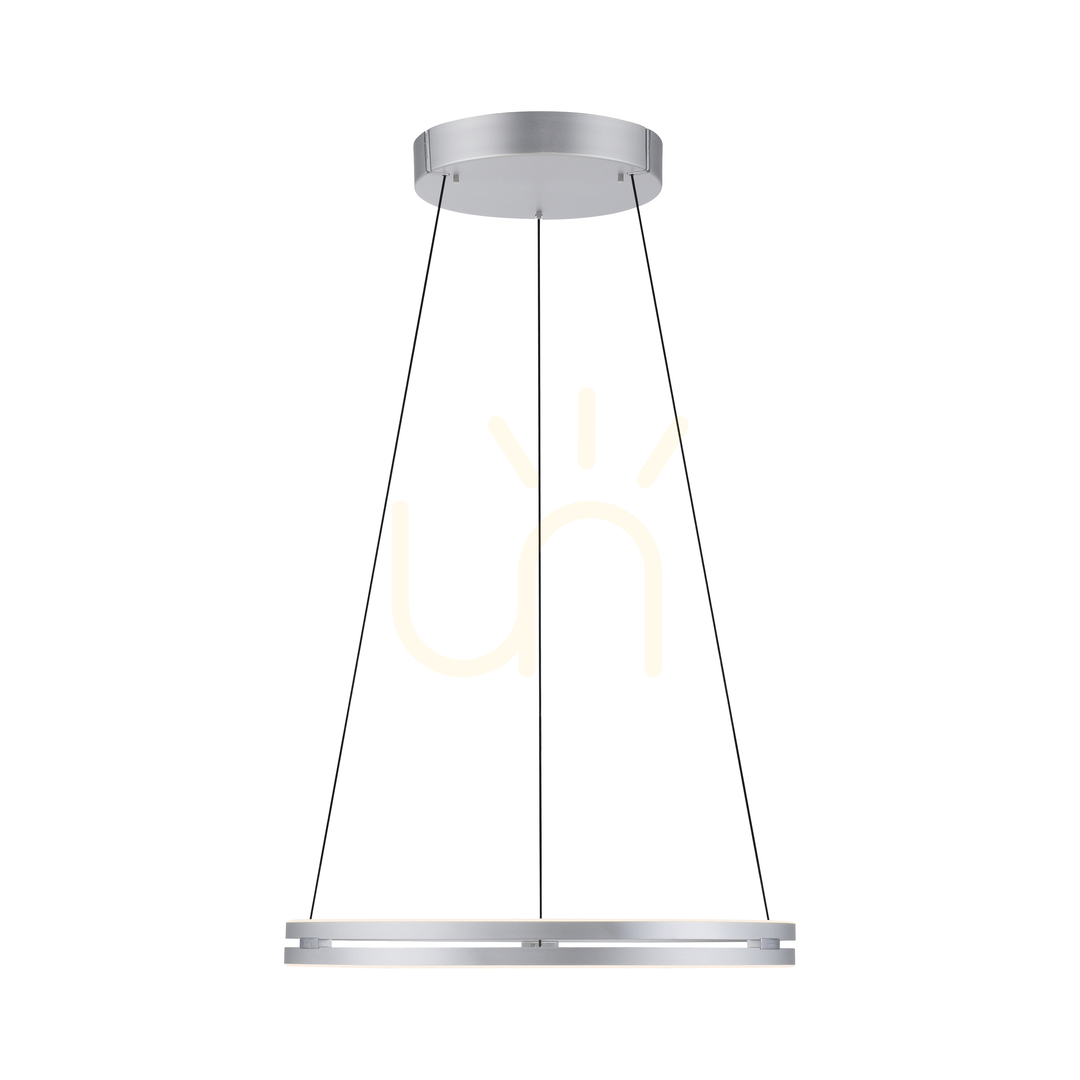 Kilátás PUREE-LOOP 2551-95 ezüst színű, 2xLED-es függesztett lámpa PUREE-LOOP 2551-95 ezüst színű, 2xLED-es függesztett lámpa