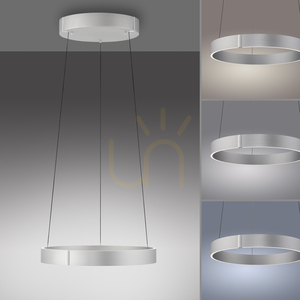 PURE E-CLIPSE 2560-95 ezüst színű, 2xLED-es függesztett lámpa small 5