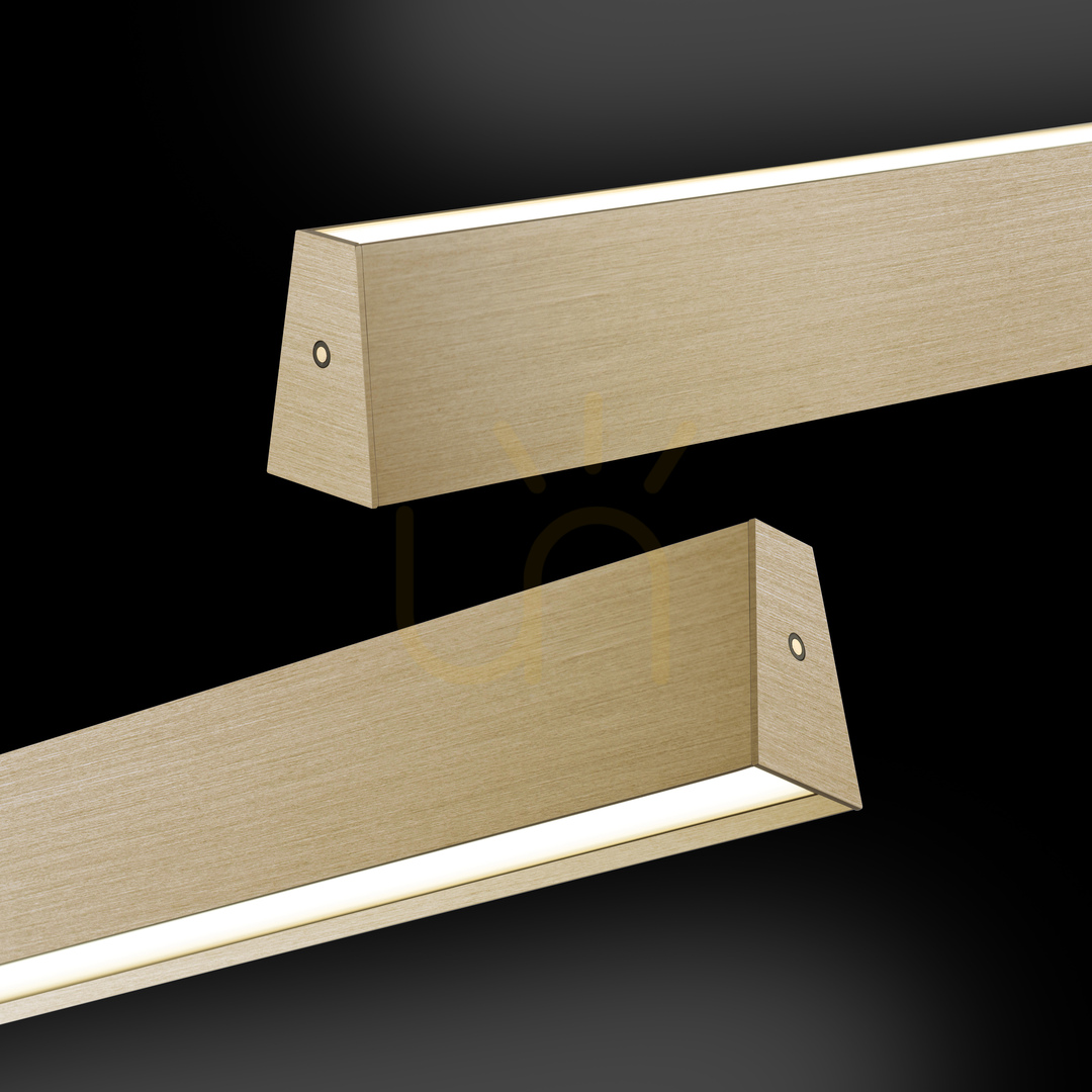 Kilátás PURE E-MOTION 2570-60 sárgaréz 2xLED függesztett lámpa PURE E-MOTION 2570-60 sárgaréz 2xLED függesztett lámpa