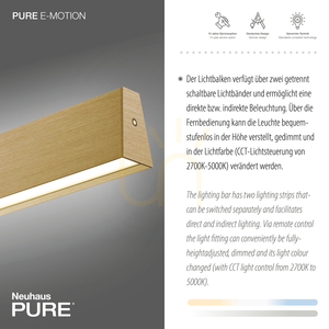 PURE E-MOTION 2570-60 sárgaréz 2xLED függesztett lámpa 4 PURE E-MOTION 2570-60 sárgaréz 2xLED függesztett lámpa small 4