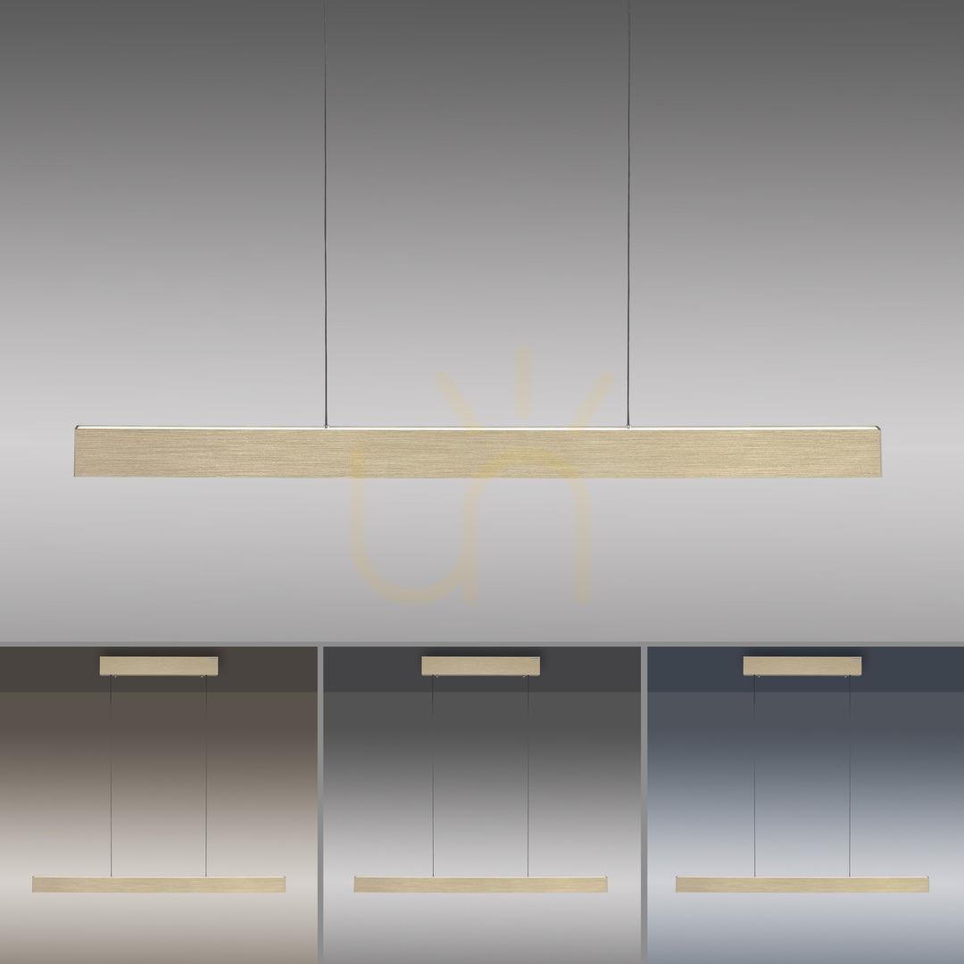 Kilátás PURE E-MOTION 2570-60 sárgaréz 2xLED függesztett lámpa PURE E-MOTION 2570-60 sárgaréz 2xLED függesztett lámpa