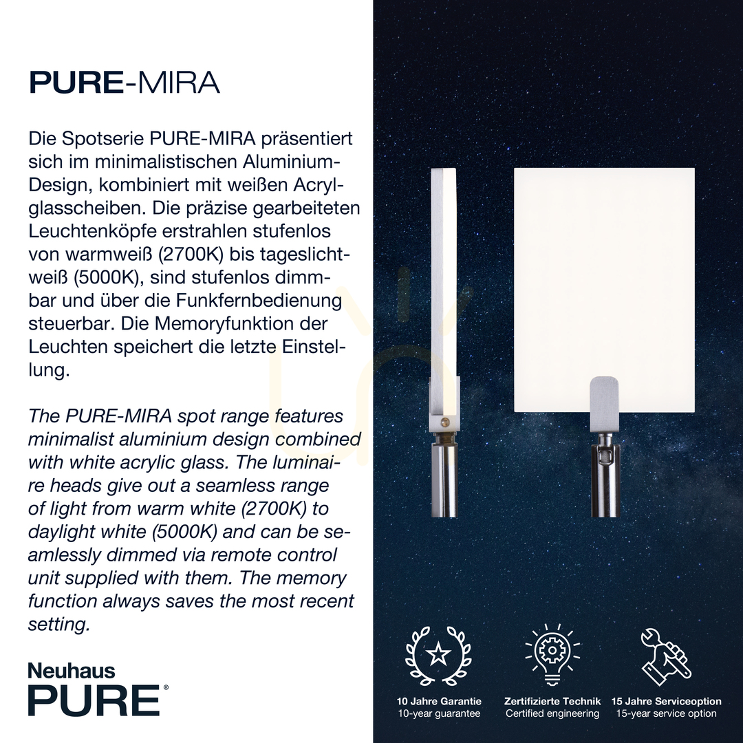 Kijelző PURE-MIRA 356-18 állólámpa, antracit, 1xLED PURE-MIRA 356-18 állólámpa, antracit, 1xLED