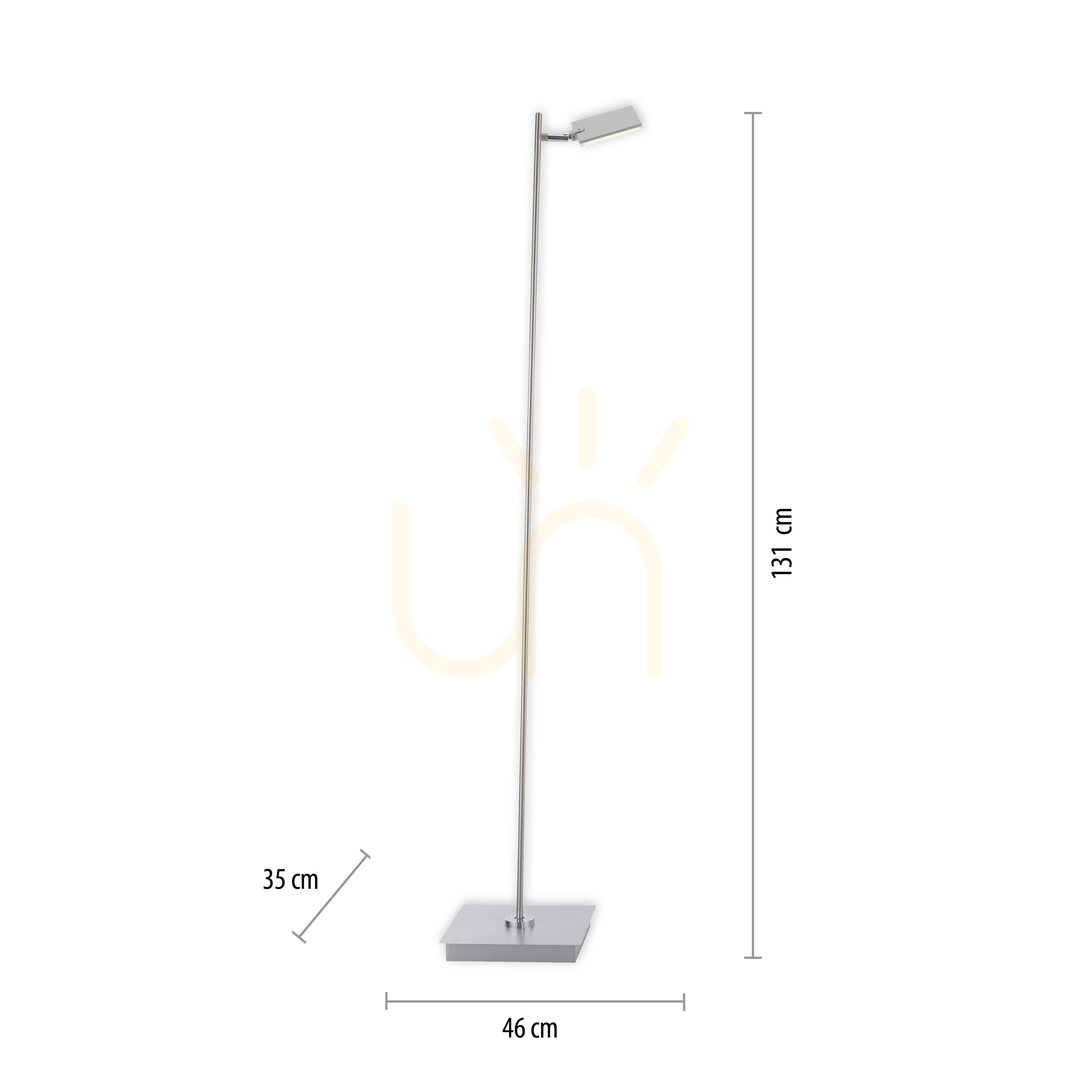 Kilátás PURE-MIRA 356-95 állólámpa, ezüst, 1xLED PURE-MIRA 356-95 állólámpa, ezüst, 1xLED