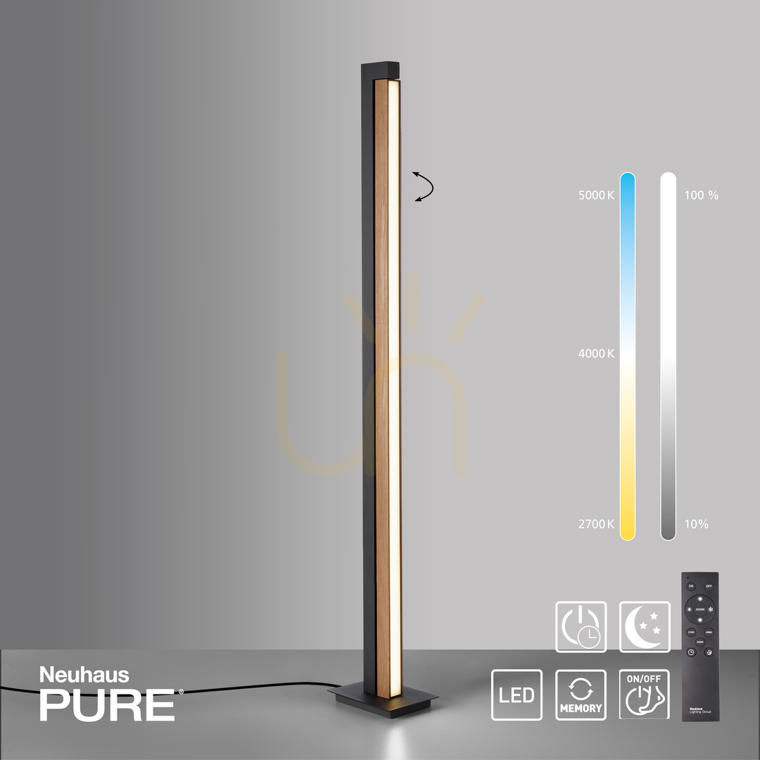 Kijelző PURE-LINES 451-79 állólámpa, fa, 1xLED PURE-LINES 451-79 állólámpa, fa, 1xLED