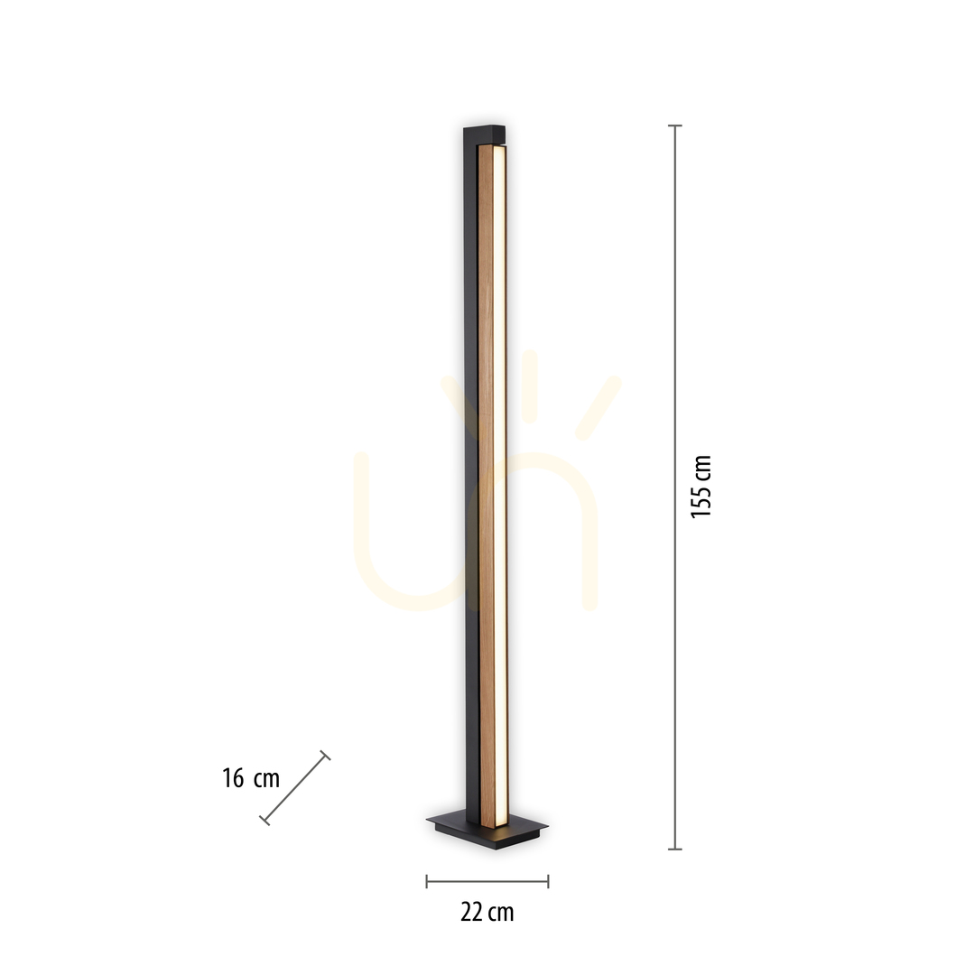 Kijelző PURE-LINES 451-79 állólámpa, fa, 1xLED PURE-LINES 451-79 állólámpa, fa, 1xLED