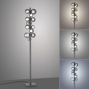Állólámpa 557-15 szürke, 12xLED small 5