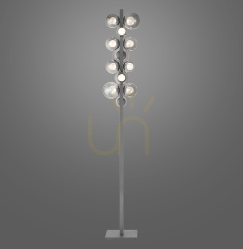 Jelölje be Állólámpa 557-15 szürke, 12xLED
