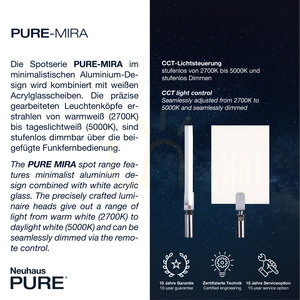 PURE-MIRA 6354-18 Fekete, 2xLED-es mennyezeti lámpa 3 PURE-MIRA 6354-18 Fekete, 2xLED-es mennyezeti lámpa small 3