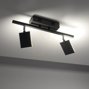 PURE-MIRA 6354-18 Fekete, 2xLED-es mennyezeti lámpa 8 PURE-MIRA 6354-18 Fekete, 2xLED-es mennyezeti lámpa small 8