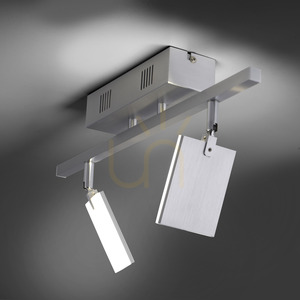 PURE-MIRA 6354-95 ezüst mennyezeti lámpa, 2xLED small 10