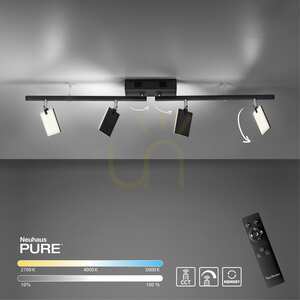 PURE-MIRA 6356-18 fekete, 4 LED-es mennyezeti lámpa 10 PURE-MIRA 6356-18 fekete, 4 LED-es mennyezeti lámpa small 10