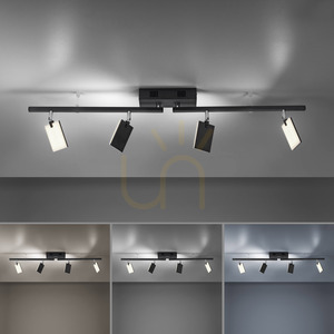 PURE-MIRA 6356-18 fekete, 4 LED-es mennyezeti lámpa 4 PURE-MIRA 6356-18 fekete, 4 LED-es mennyezeti lámpa small 4